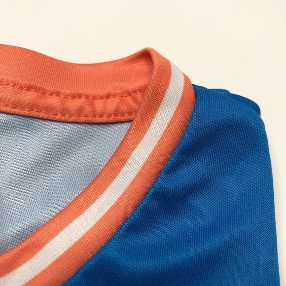 MIAMI Marlins Youth Baseball Team Jersey Blue & Orange Baseball Team T-Shirt Top - Picture 7 of 13